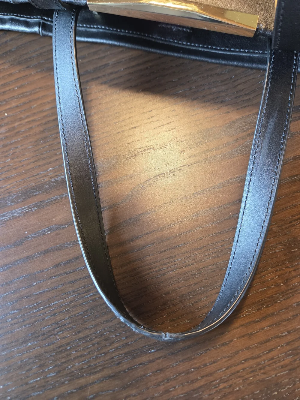 Kate Spade Black Leather Camden Way Lenora Tote Bag Minimalist Work Corporate
